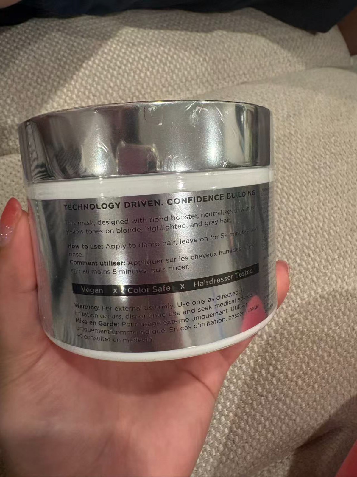 Preowned XMONDO Supernova Blonde Toning Mask Vegan Color Safe box opened only