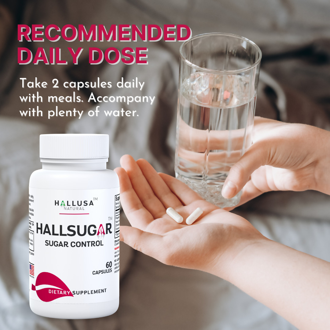 HALLSUGAR – Blood Sugar Control – Blood glucose Levels – 60 Cap