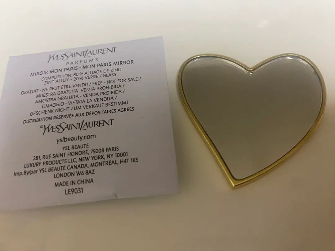 Yves Saint Laurent Limited mirror heart pink NEW JAPAN