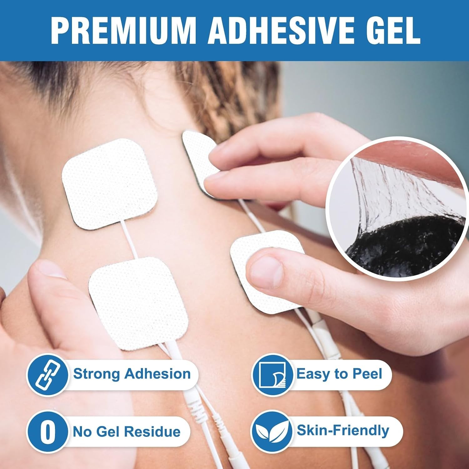 Medical-Grade TENS Electrode Pads 12pcs – Perfect for Daily Electrotherapy