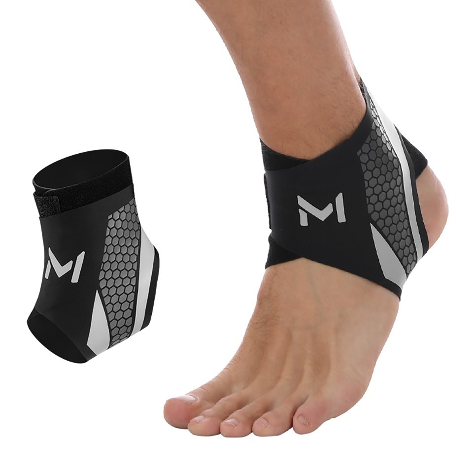 2 Pcs Adjustable Ankle Brace Compression Sleeve Support Fasciitis Pain Relief US