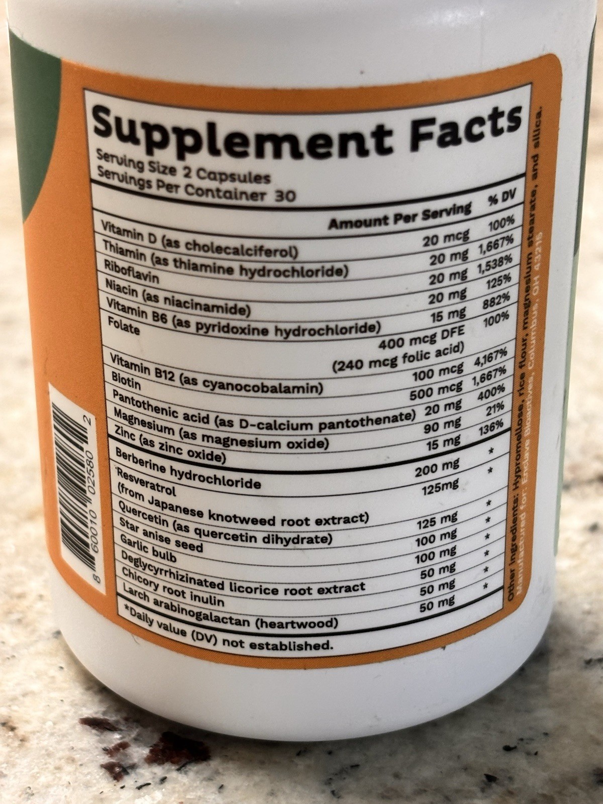 Emma by Enclave BioActives Gut Relief Capsules 60ct Digestive Support Supplement