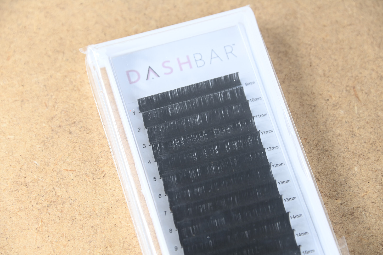 DASHBAR – Eyelashes – 0.18D-Mix – 9mm 10mm 11mm 12 13 14 15 16mm – Set – Sealed