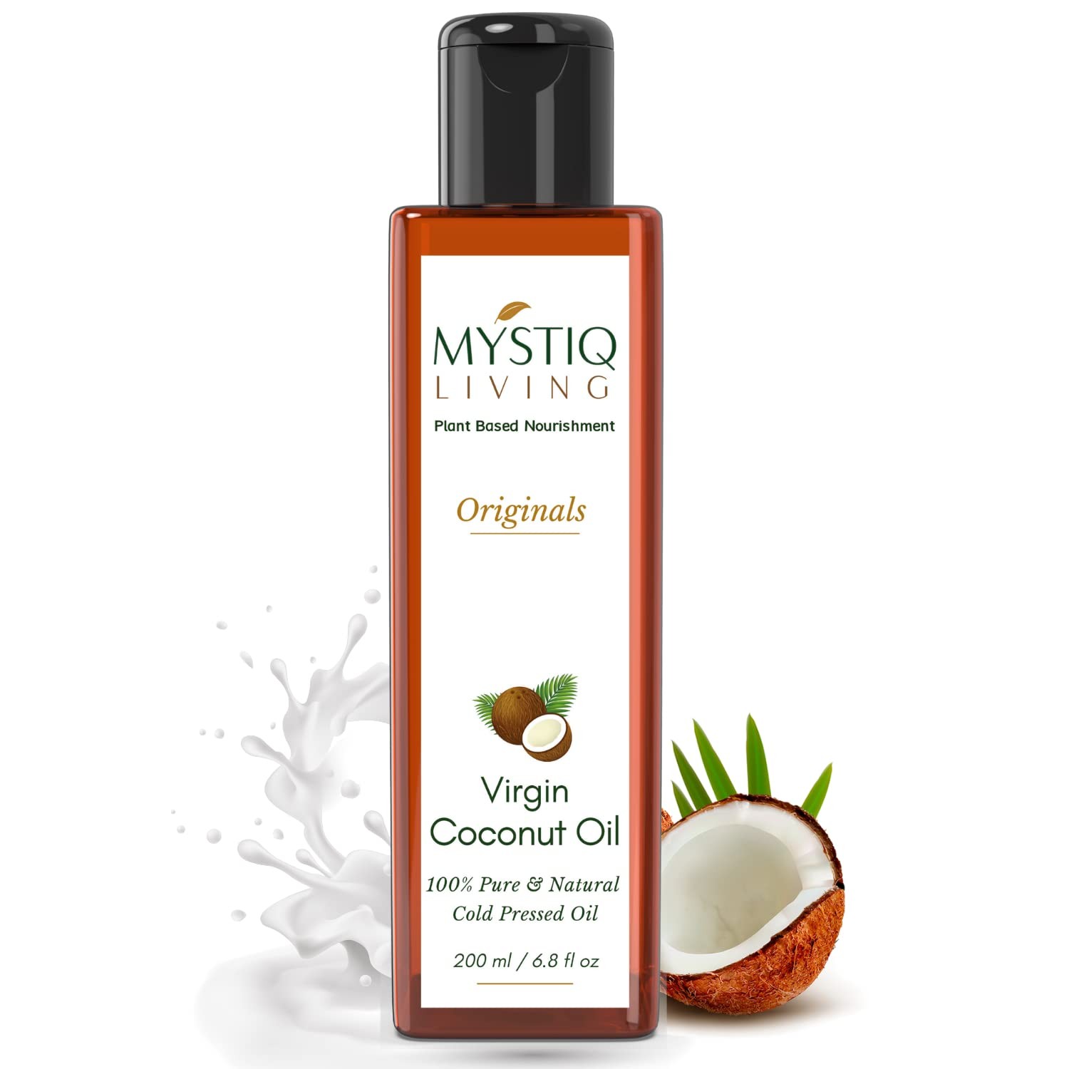 Mystiq Living Virgin Coconut Oil For Skin And Hair 200ml
