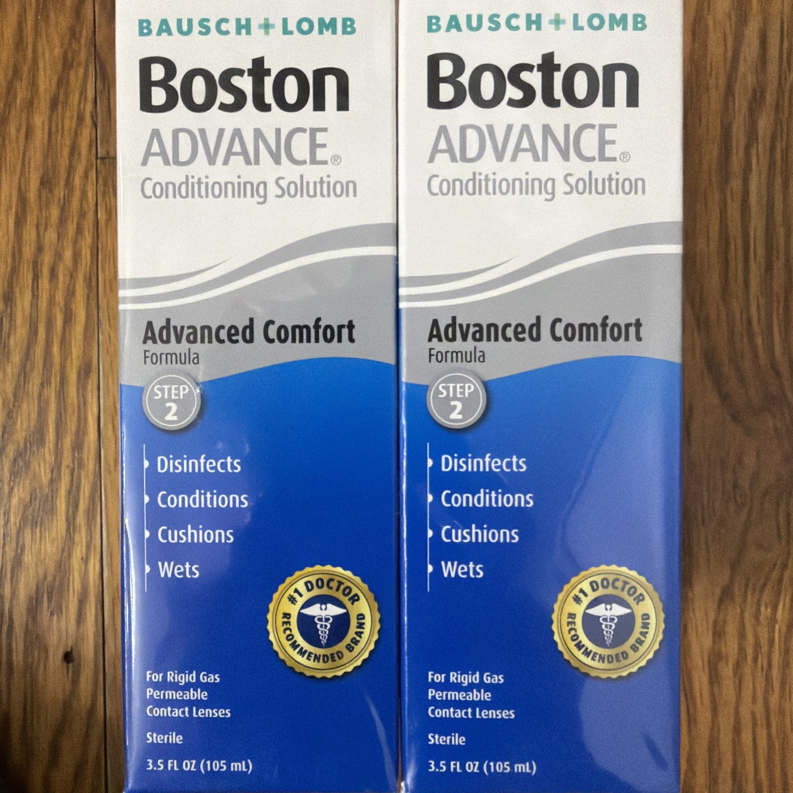 Lot Of 2 – Bausch & Lomb Boston Advance Conditioning Cleaner 3.5 oz 04/28