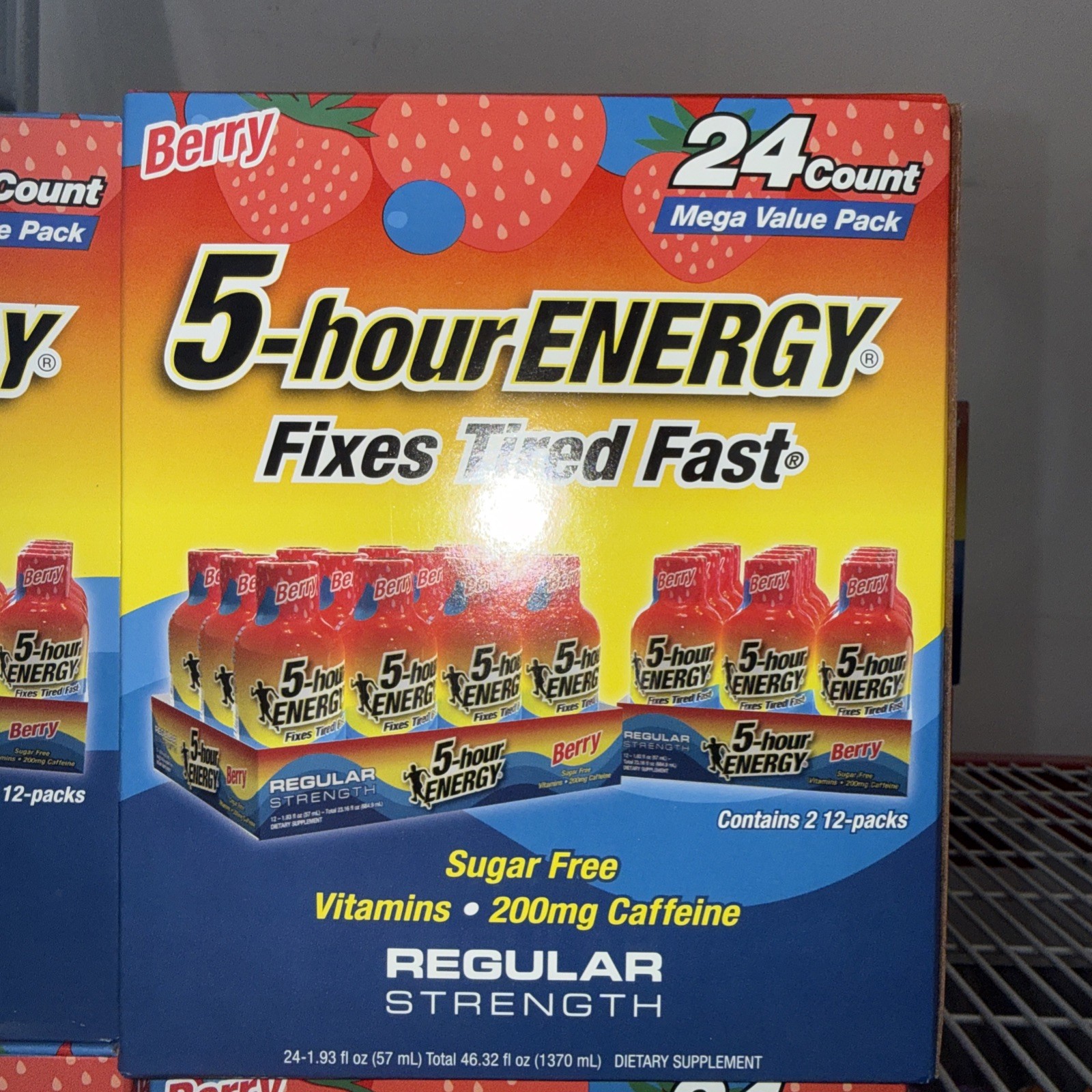 5-hour ENERGY Shot, Regular Strength Berry – 1.93 Ounce, 24 Count