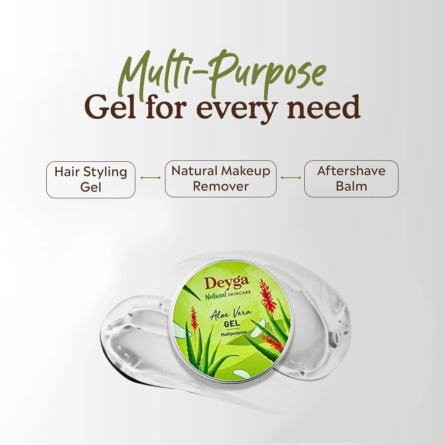 Deyga Aloe Vera Gel For All Skin And Hair Types 100gm