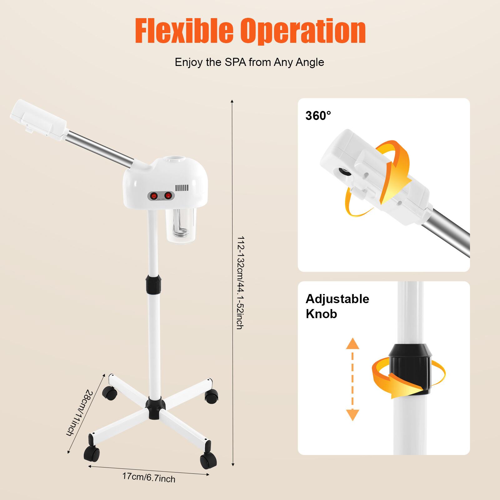 Pro Facial Steamer-Ozone Therapy Face Steam Machine For Beauty Salon SPA