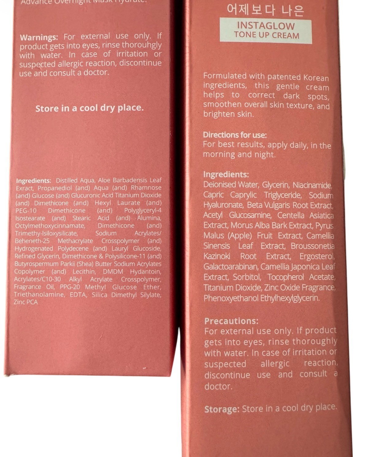 BTY Advance 4pcs Skincare Bundle
