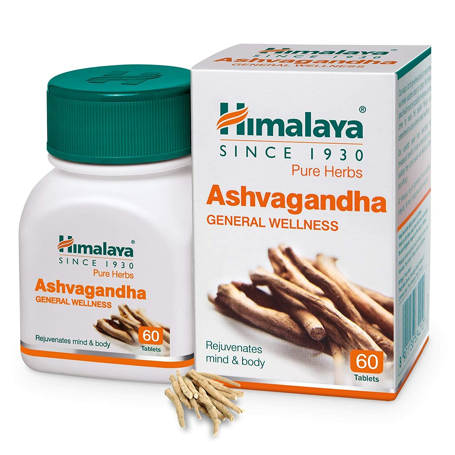12 X Himalaya Ashwagandha Ashvagandha General Wellness 60 TABS FREE SHIP