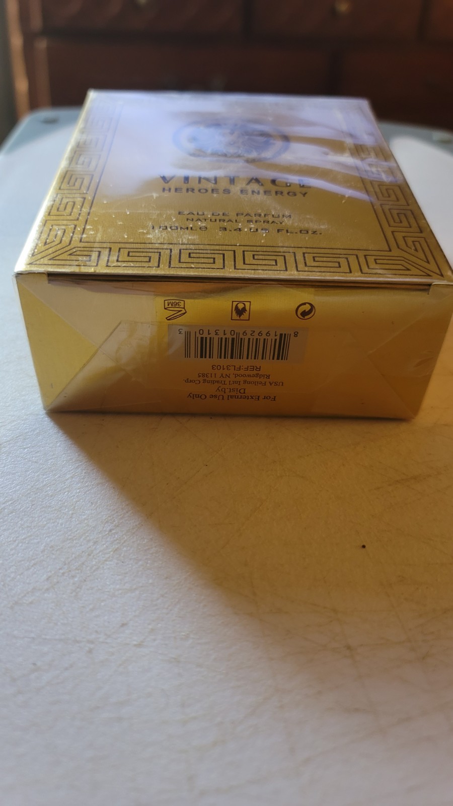 Vintage Heroes Energy Eau de Parfum Natural Spray 3.4 fl oz Regular Size