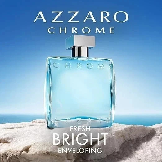 Pack of 2 CHROME by Loris Azzaro for Men Cologne 3.3 oz / 3.4 oz EDT New in Box