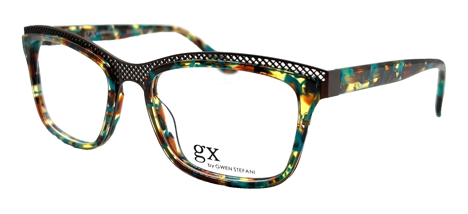AUTHENTIC & NEW – GWEN STEFANI – GX035 TEA 52/17/135 – TEAL – EYEGLASSES