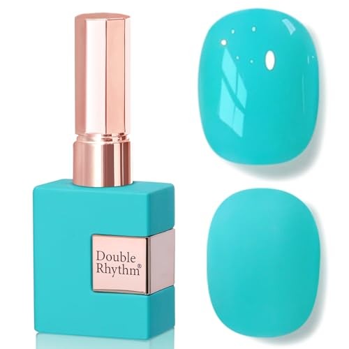 0.5 Oz Gel Nail Polish Neutral Natural Same Color Same Bottle Translucent Teal