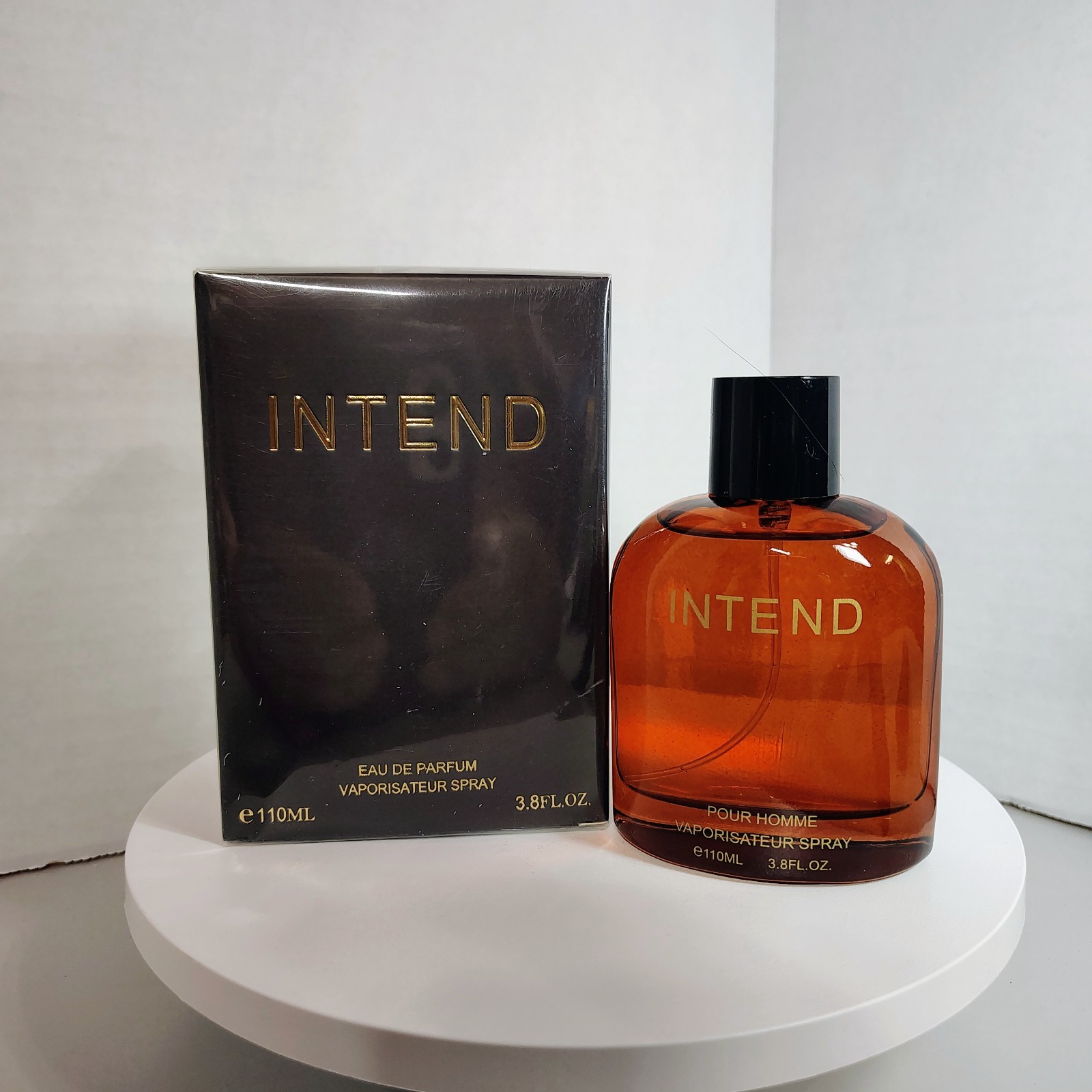 Intend Cologne Men 3.8oz EDP Spray EBC Collection New Sealed Woody Musk Scent