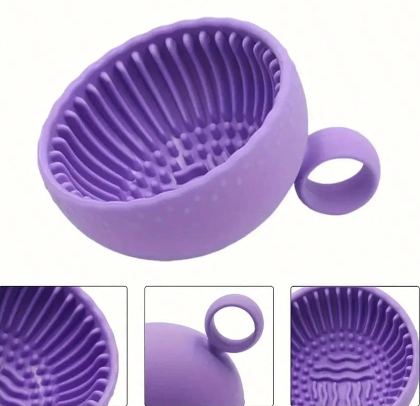 1pc Makeup Brush Cleaning Pad – Easy Scrub Tool for Brushes & Toothbrush – NEW
