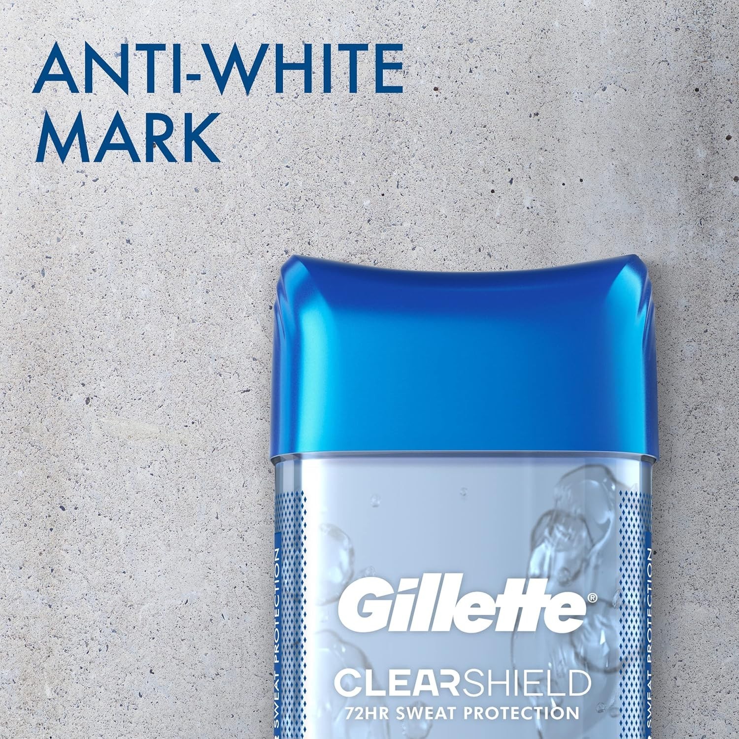 Gillette Cool Wave Clear Gel Deodorant Men 72Hr Sweat Protection 0.5oz