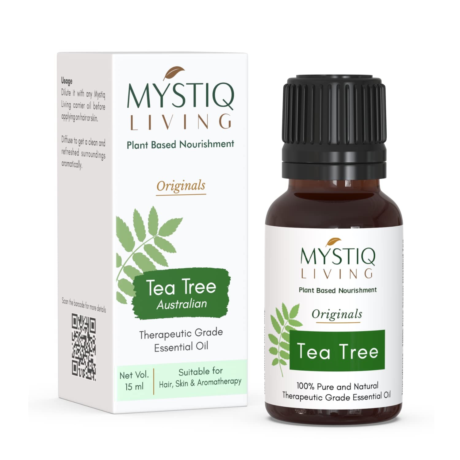 Mystiq Living Tea Tree Essential Oil 15ml