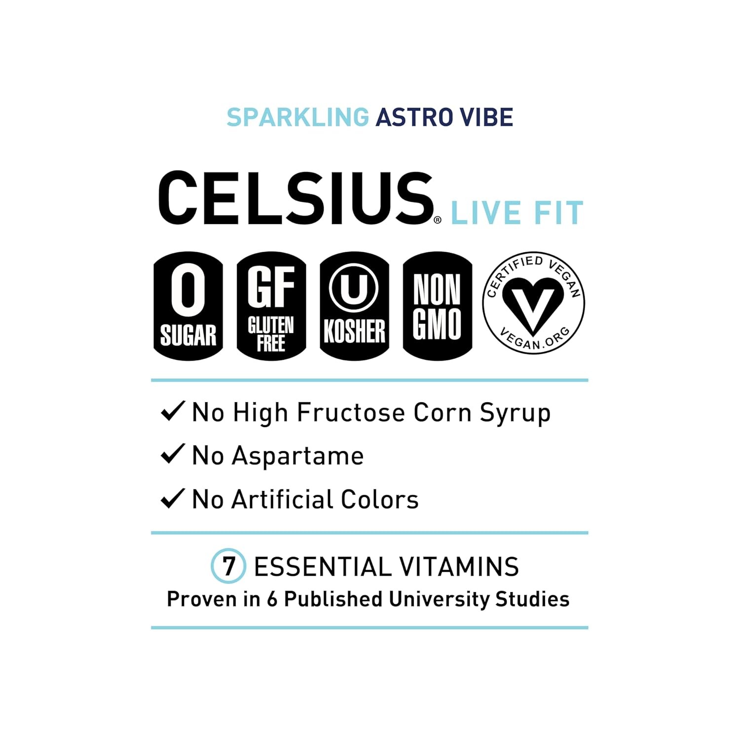 CELSIUS Sparkling, Sugar Free Energy Drink, 12 Fl Oz (Pack of 12)