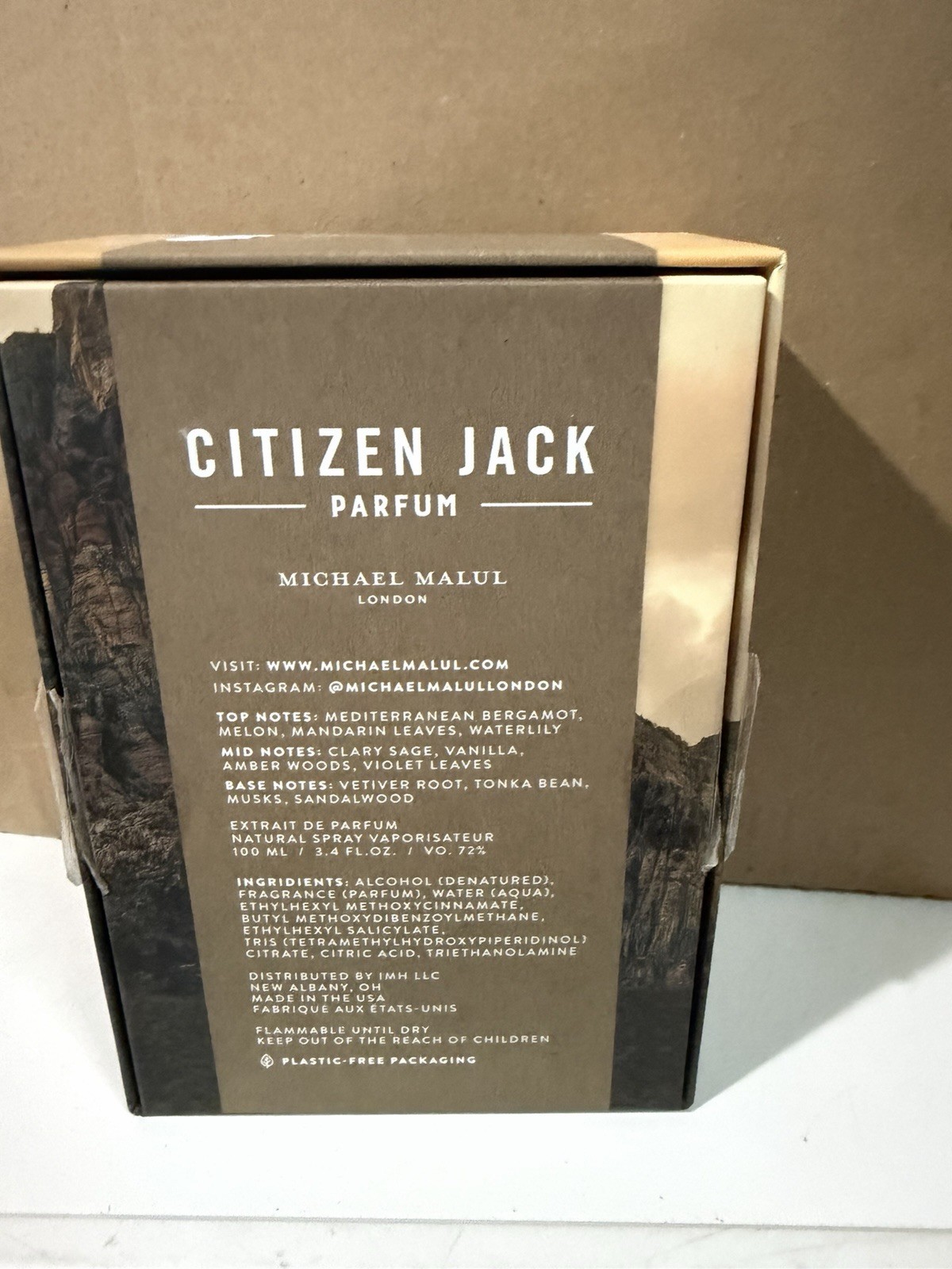 Michael Malul London Citizen Jack Extrait de Parfum 3.4 fl oz Spray Regular