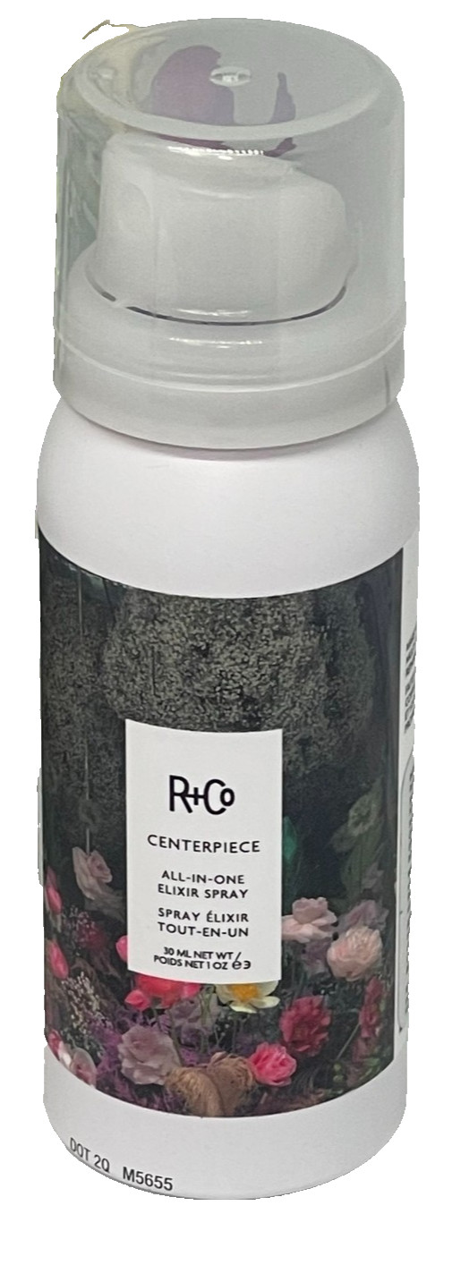 R+Co Centerpiece All-In-One Elixir Spray – Shine, Detangles, Hydrates – 1 oz x6
