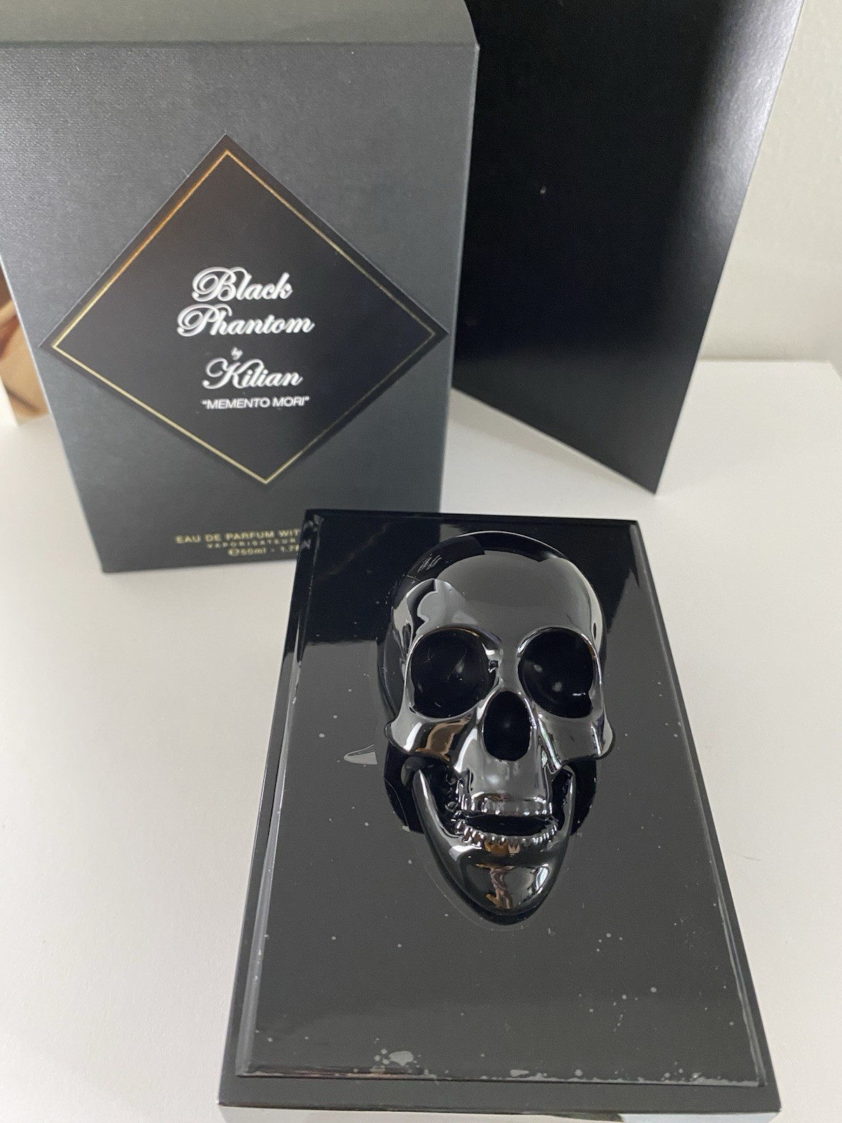 Kilian Black Phantom EDP With Coffret Vaporisateur Spray, MEMENTO MORI, 1.7 OZ