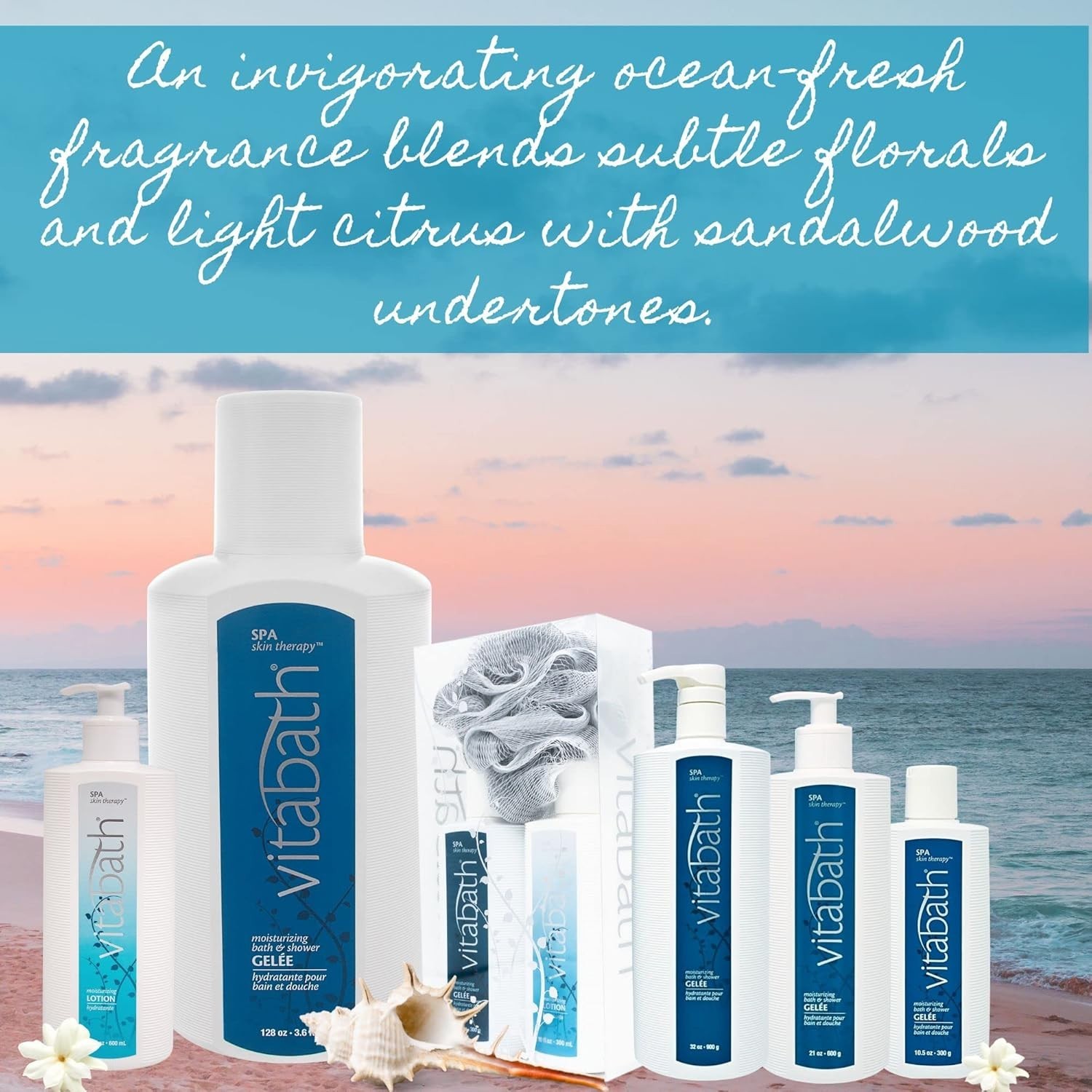 Vitabath Spa Skin Therapy Everyday Skincare Set Moisturizing Shower Gel Wash