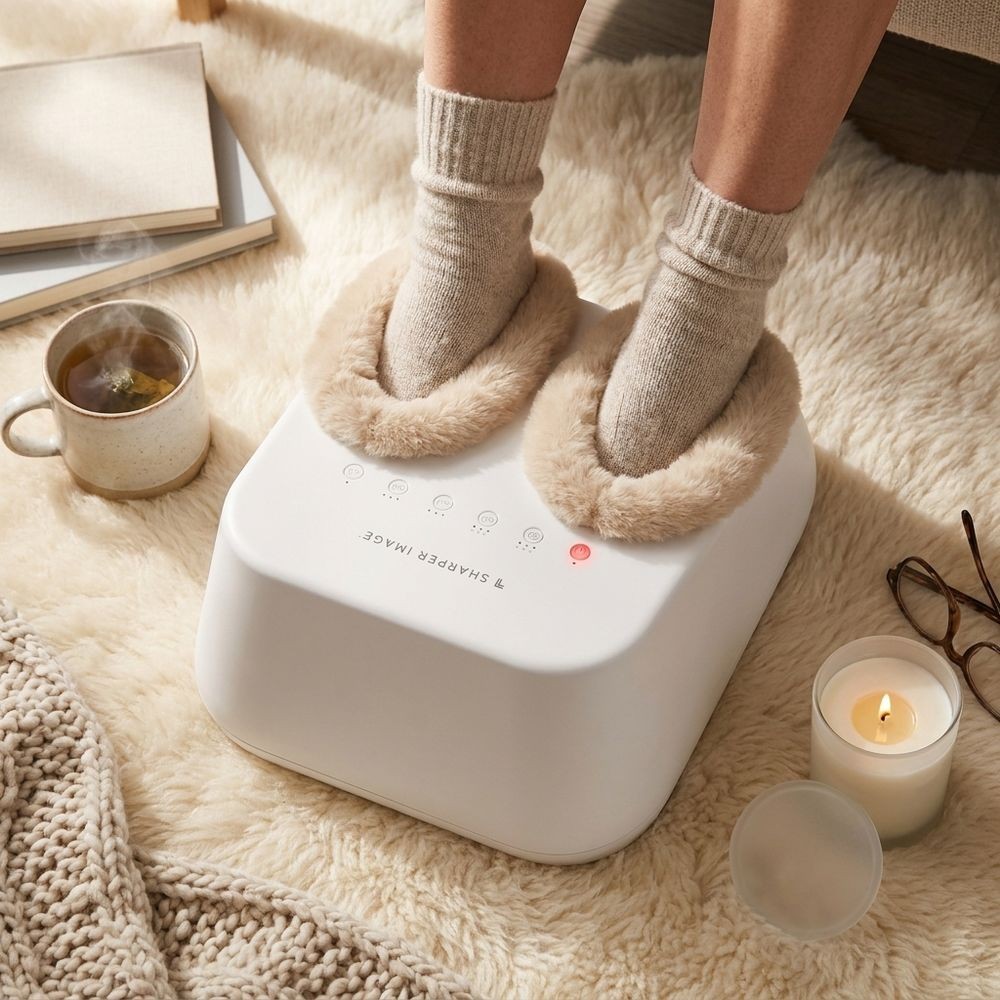 Sharper Image Shiatsu Hand & Foot Spa Massager Heat Vibration Relax Therapy