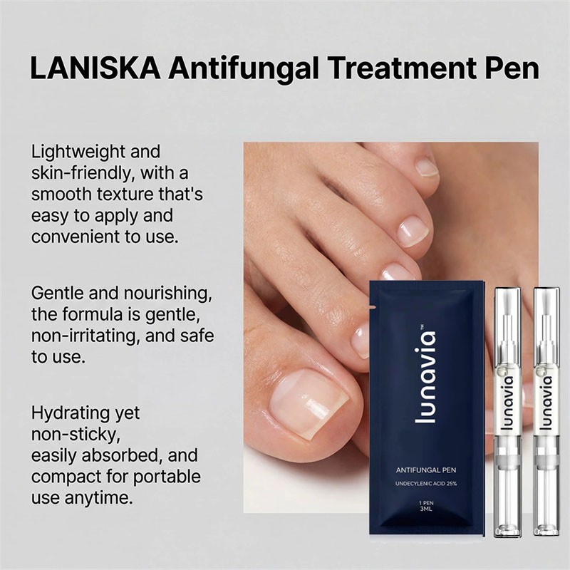 15 Pack Lunavia Antifungal Pen, 25% Undecylenic Acid – Toenail Fungus Treatment