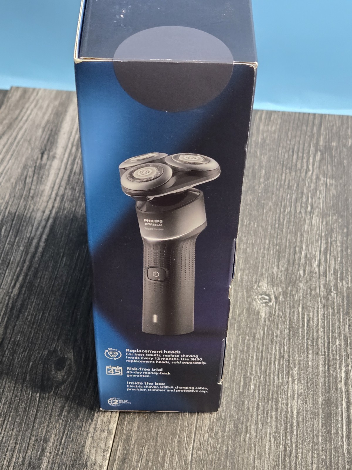 Philips Norelco X5000 Rechargeable Men’s Facial Shaver New Factory Sealed