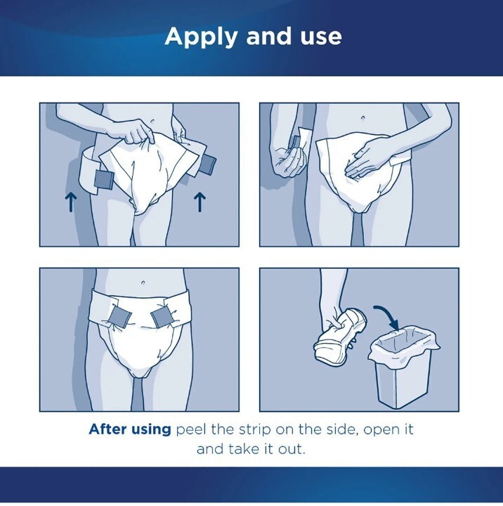 Attends Adult Unisex Classic Briefs XL Quantity 20 #AdultDiapers #Incontinence