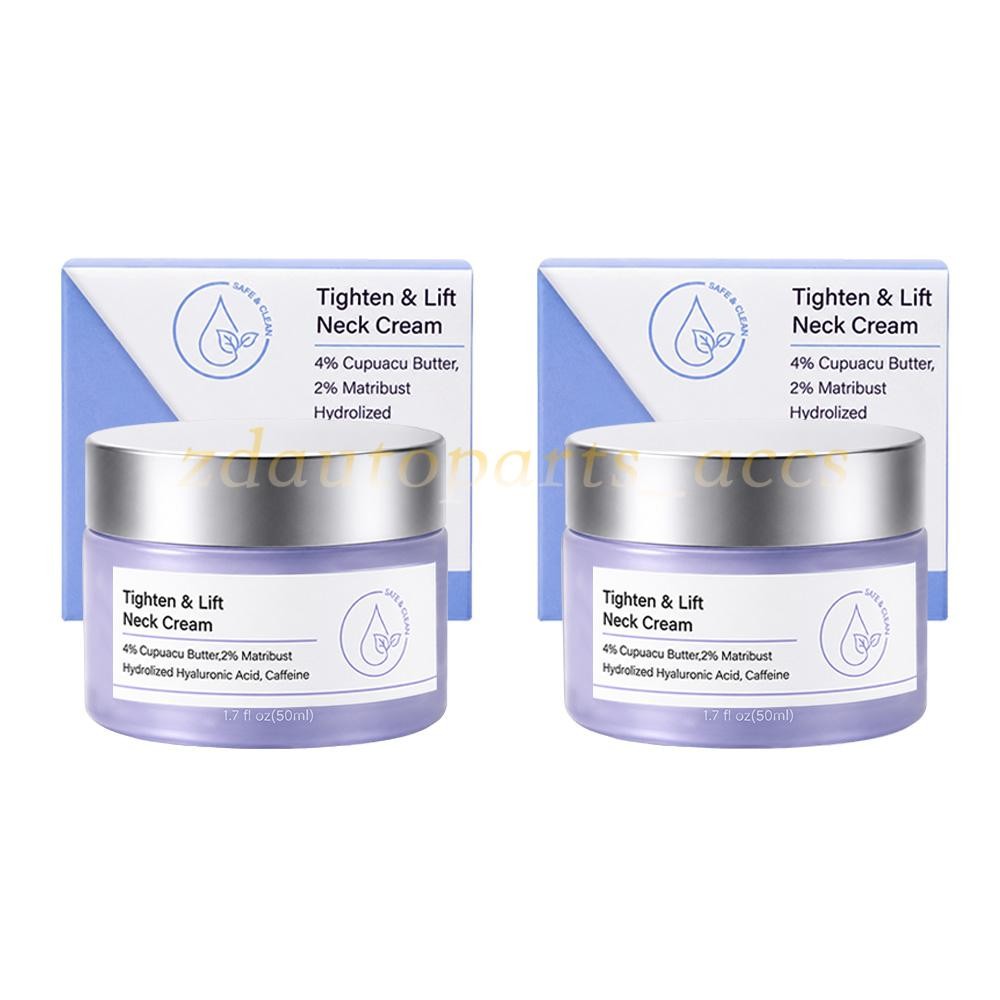 2PCS Tighten and Lift Neck Cream Firming Anti-Aging 1.7oz- Clinically Tested