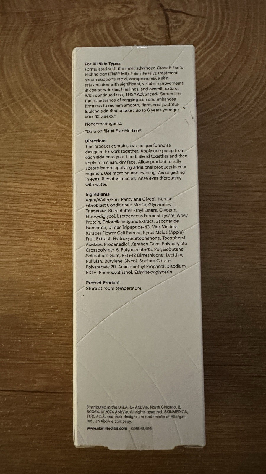 SkinMedica TNS Advanced+ Serum 1 oz Sealed Box Exp 12/2027