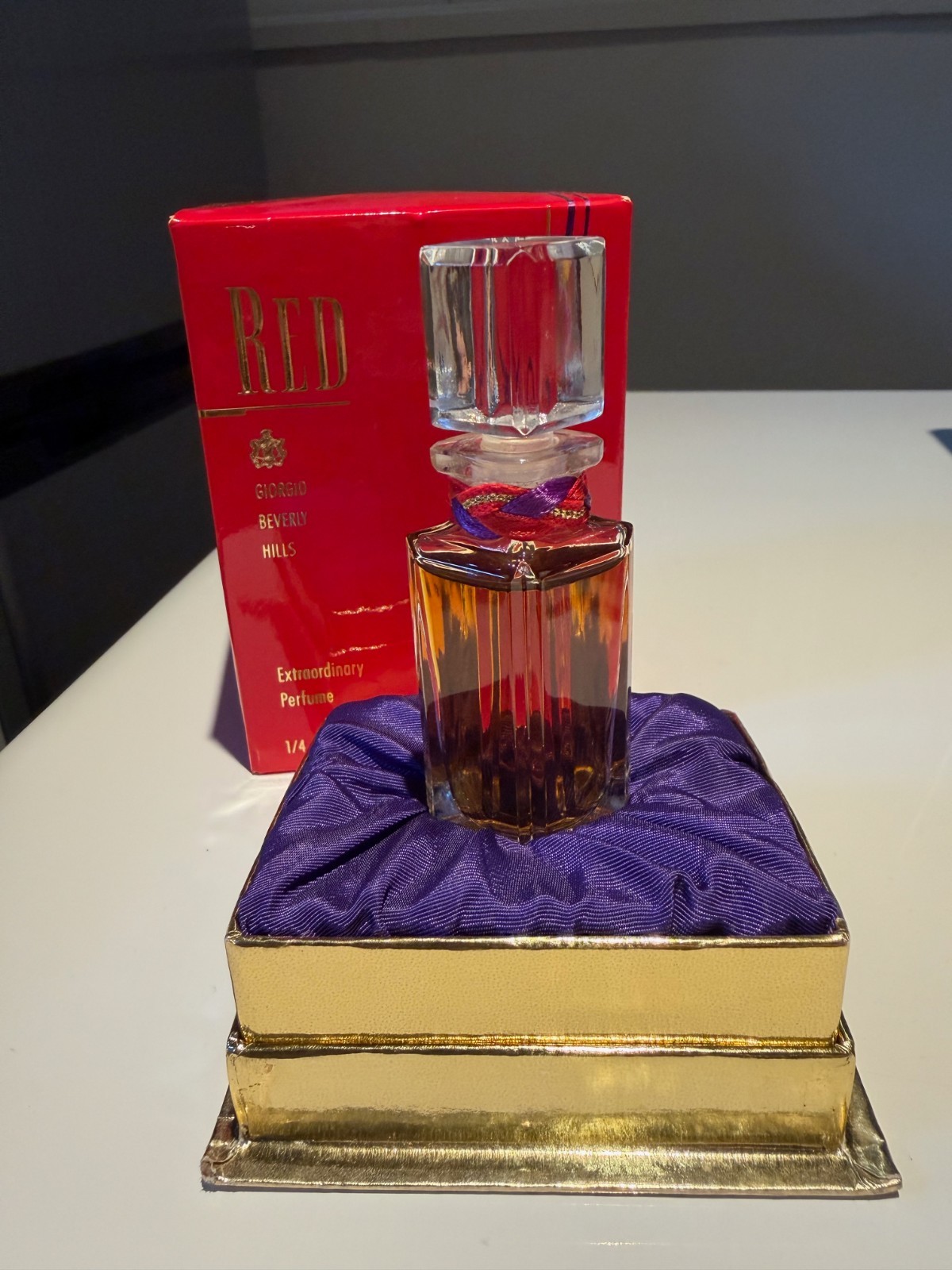Vintage Red by Giorgio Beverly Hills 1/4 fl.oz./7.5 ml Extraordinary Perfume
