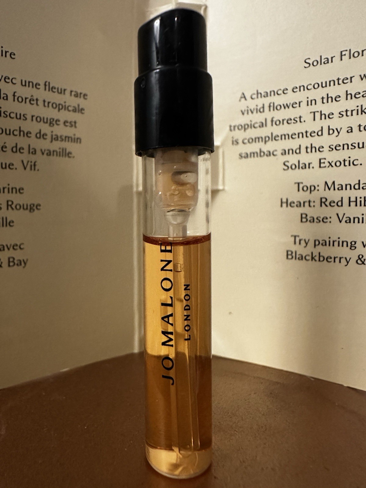 Jo Malone London Red Hibiscus Cologne Intense Spray Sample 0.05 fl oz