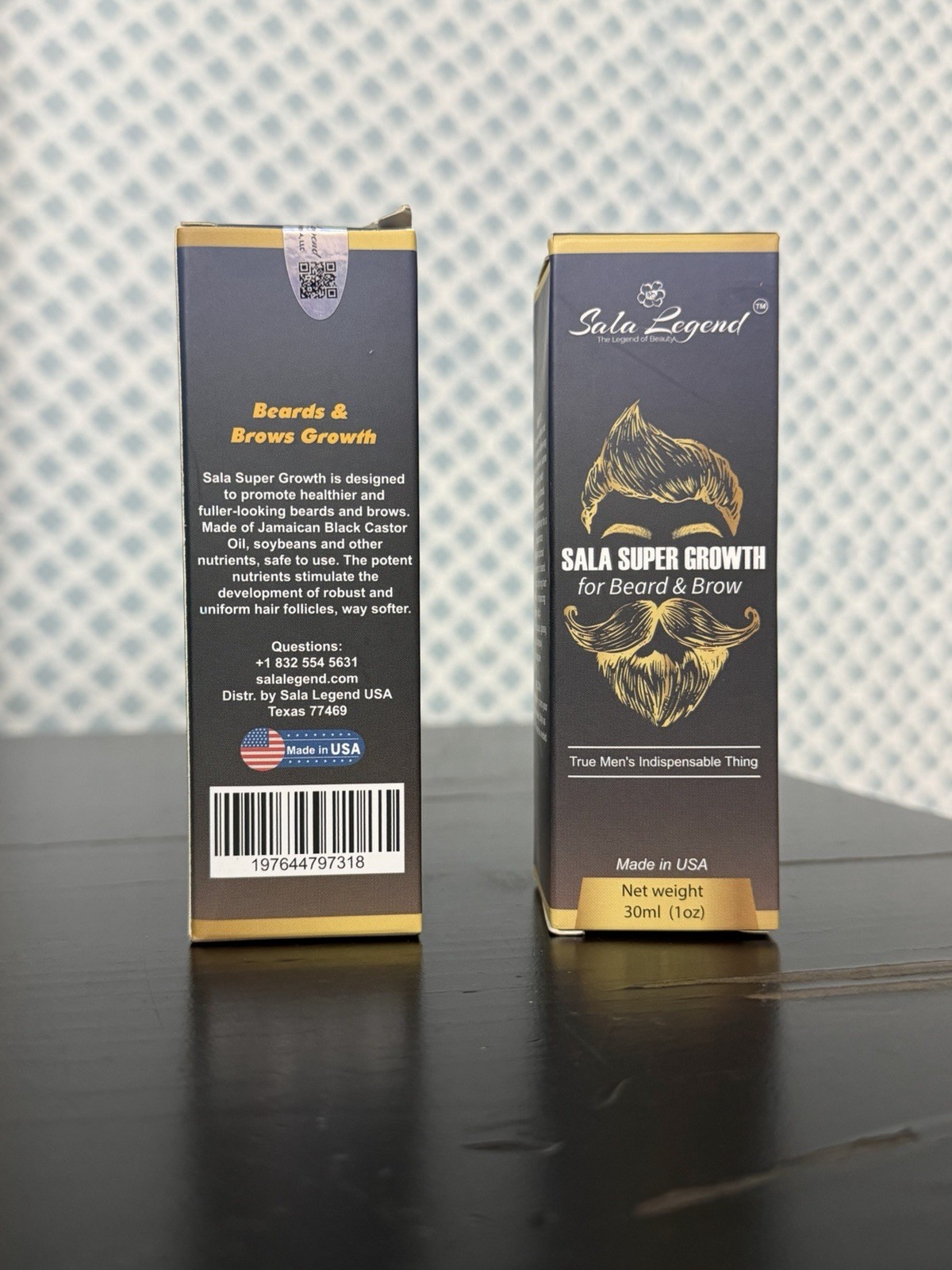 Sala Legend Sala Super Growth Beard & Brow Eyebrow Serum Oil Alcohol-Free 30ml