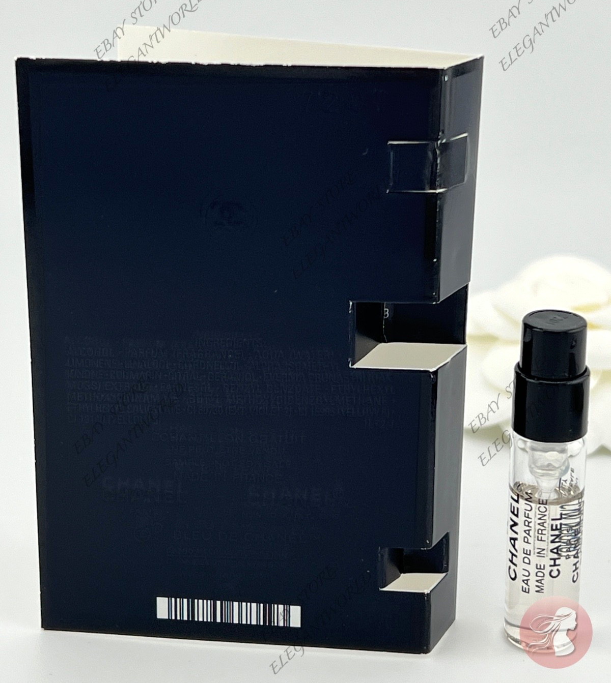 Chanel Bleu De Chanel Eau De Parfum Sample Spray For Men .05oz, 1.5ml