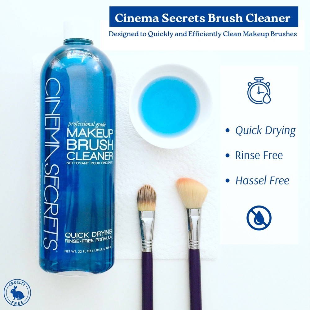 Cinema Secrets Professional Grade Makeup Brush Cleaner 21063745 – 32 oz Fast shi