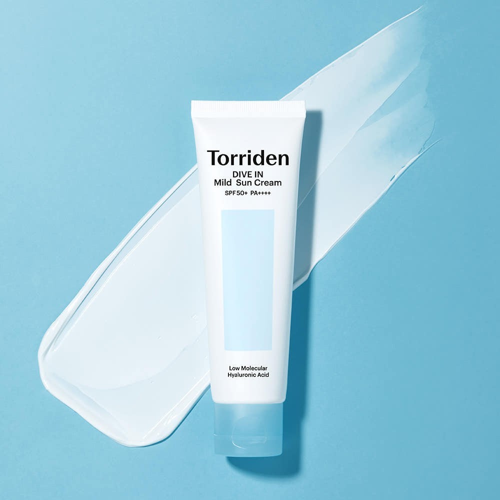Torriden Dive In Mild Sun Cream SPF50+ PA++++ 60ml Mineral Sunscreen Korean Skin