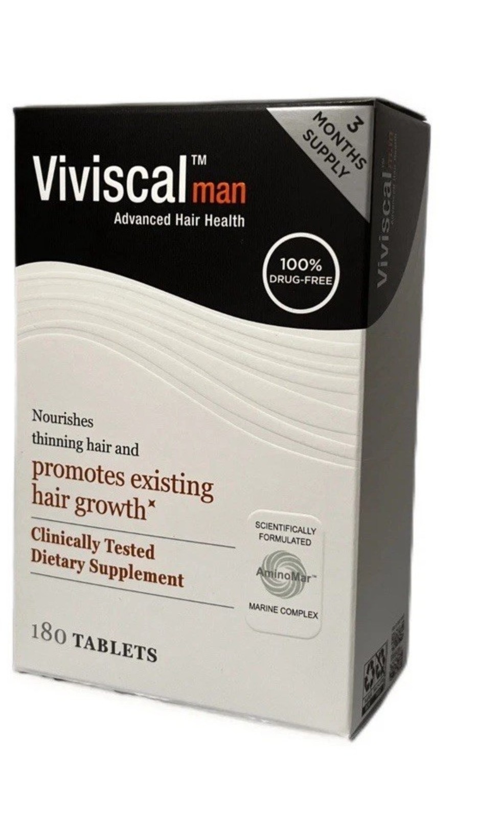 viscal Vi Men’s Hair Supplements Growth 180 Tablets – 3 Month Supply