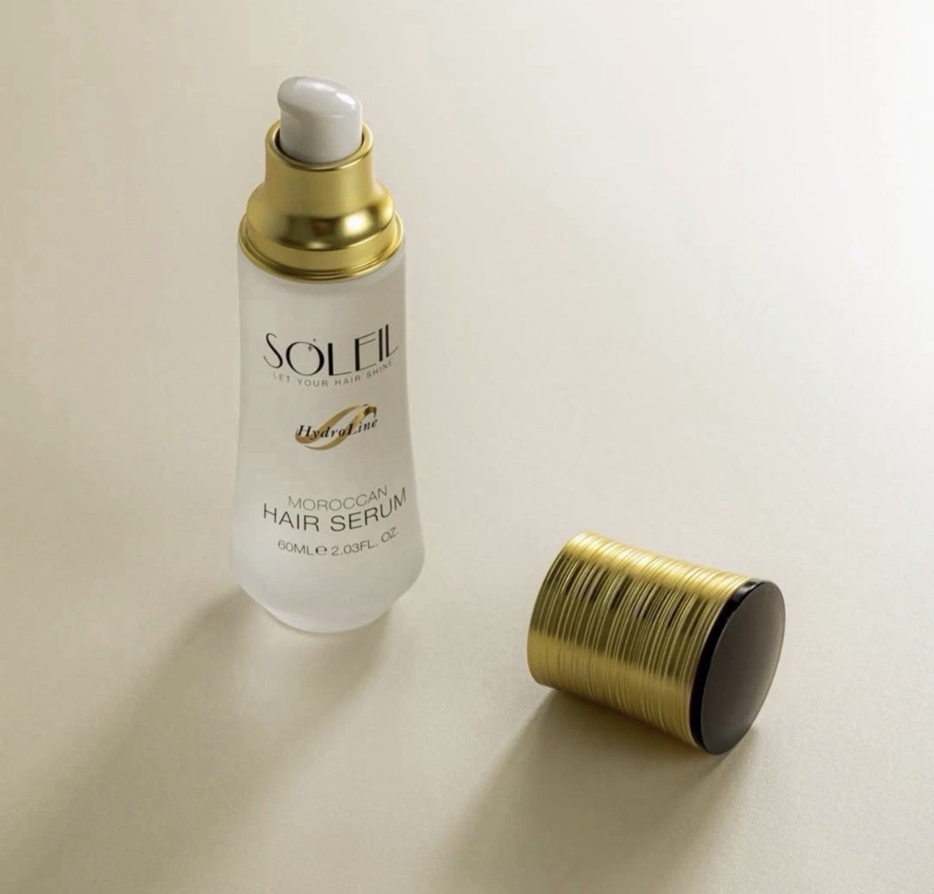 New SOLEIL HydroLine Moroccan Hair Serum 60ml 2.03oz all hair types paraben free