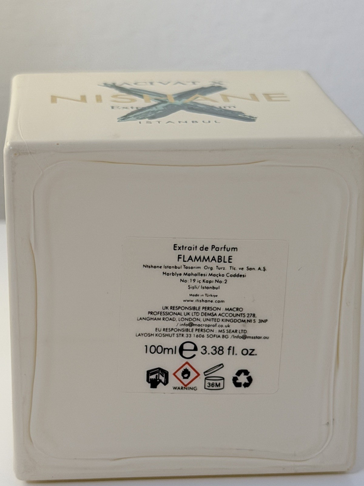 Hacivat by Nishane Extrait de Parfum 3.4 oz / 100ml Perfume (READ DESCRIPTION)