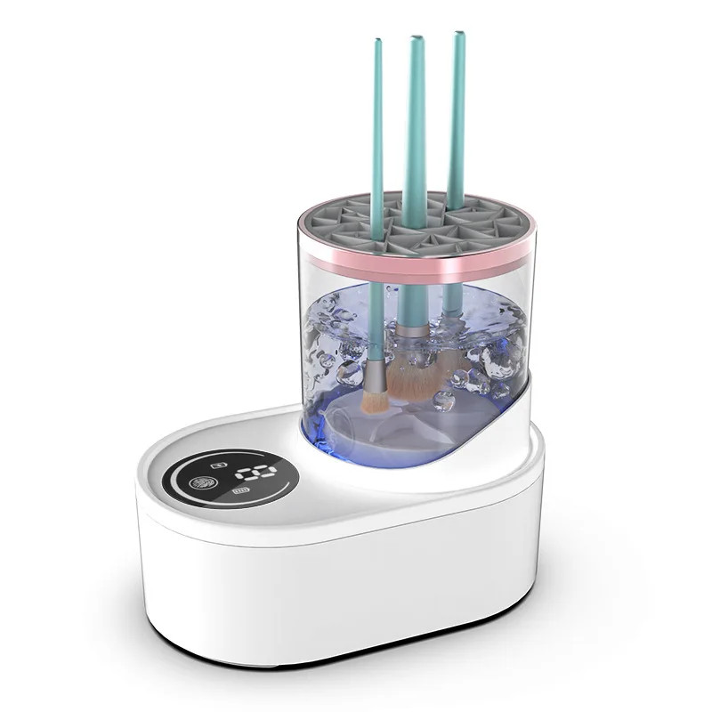 Electric Makeup Brush Cleaner Automatic Cosmetic Brush Washer Fast Drying