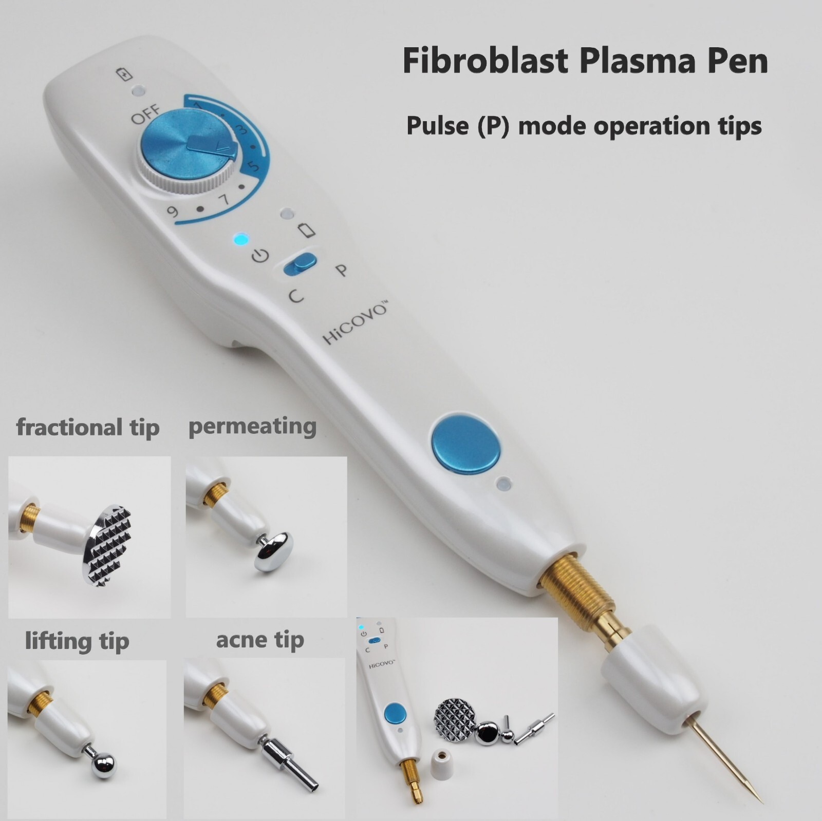 Hicovo Fibroblast Pulse Plasma Pen Stretch Mark Removal Skin Tightening