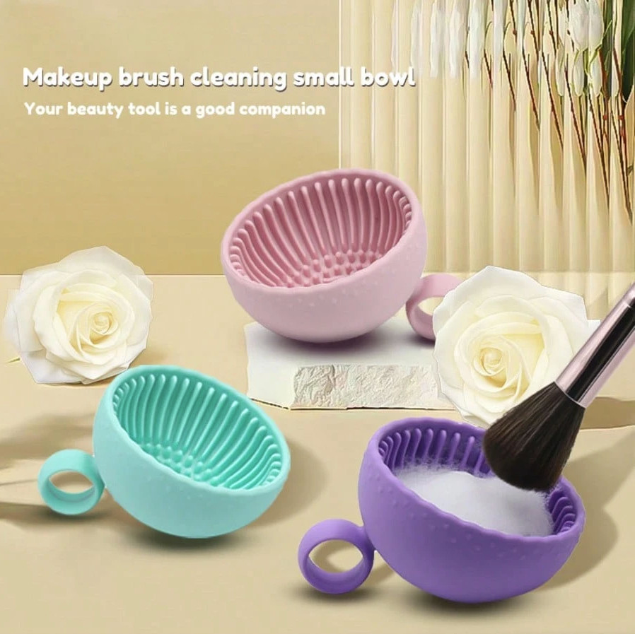1pc Makeup Brush Cleaning Pad – Easy Scrub Tool for Brushes & Toothbrush – NEW