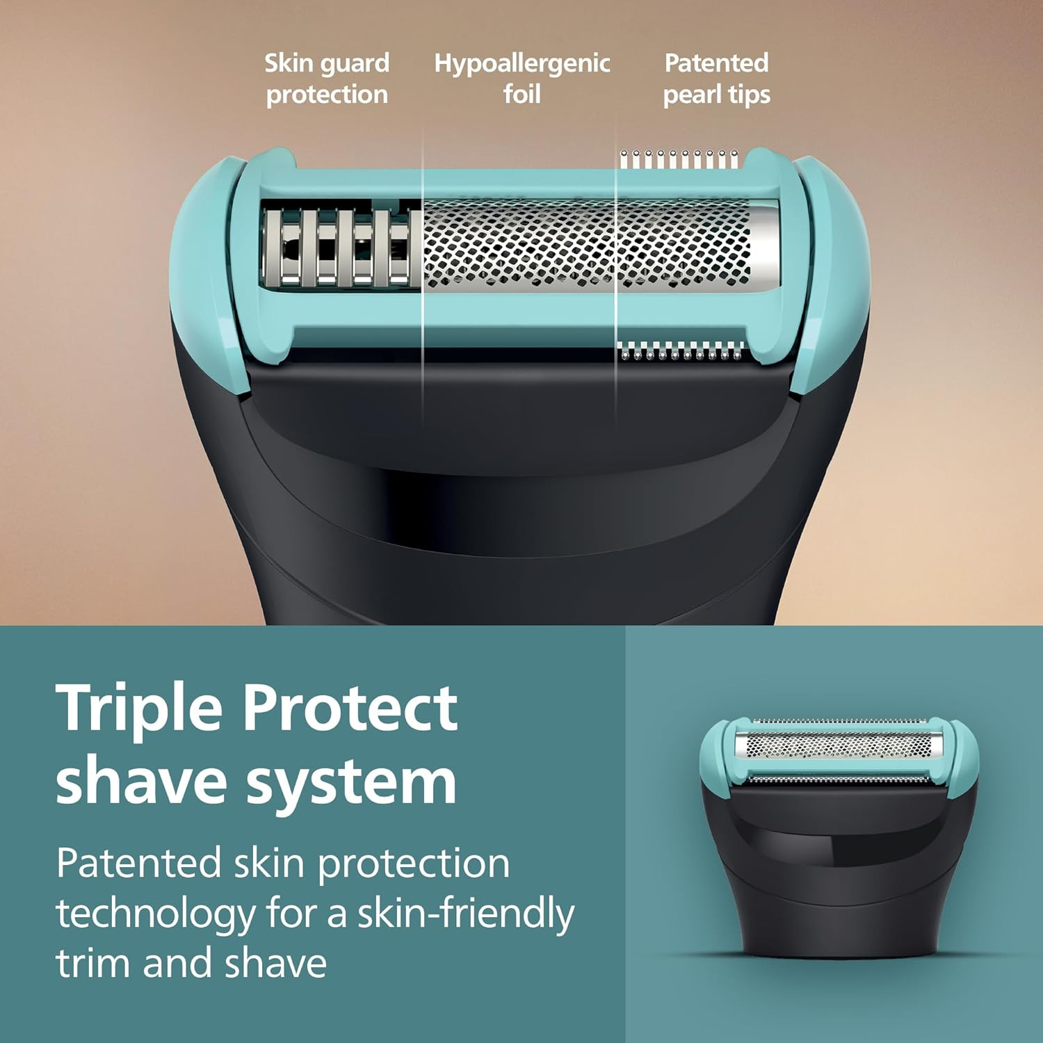 Philips Body Groomer 5000 Series, Intimate Hair Shaver & Trimmer for Men with I