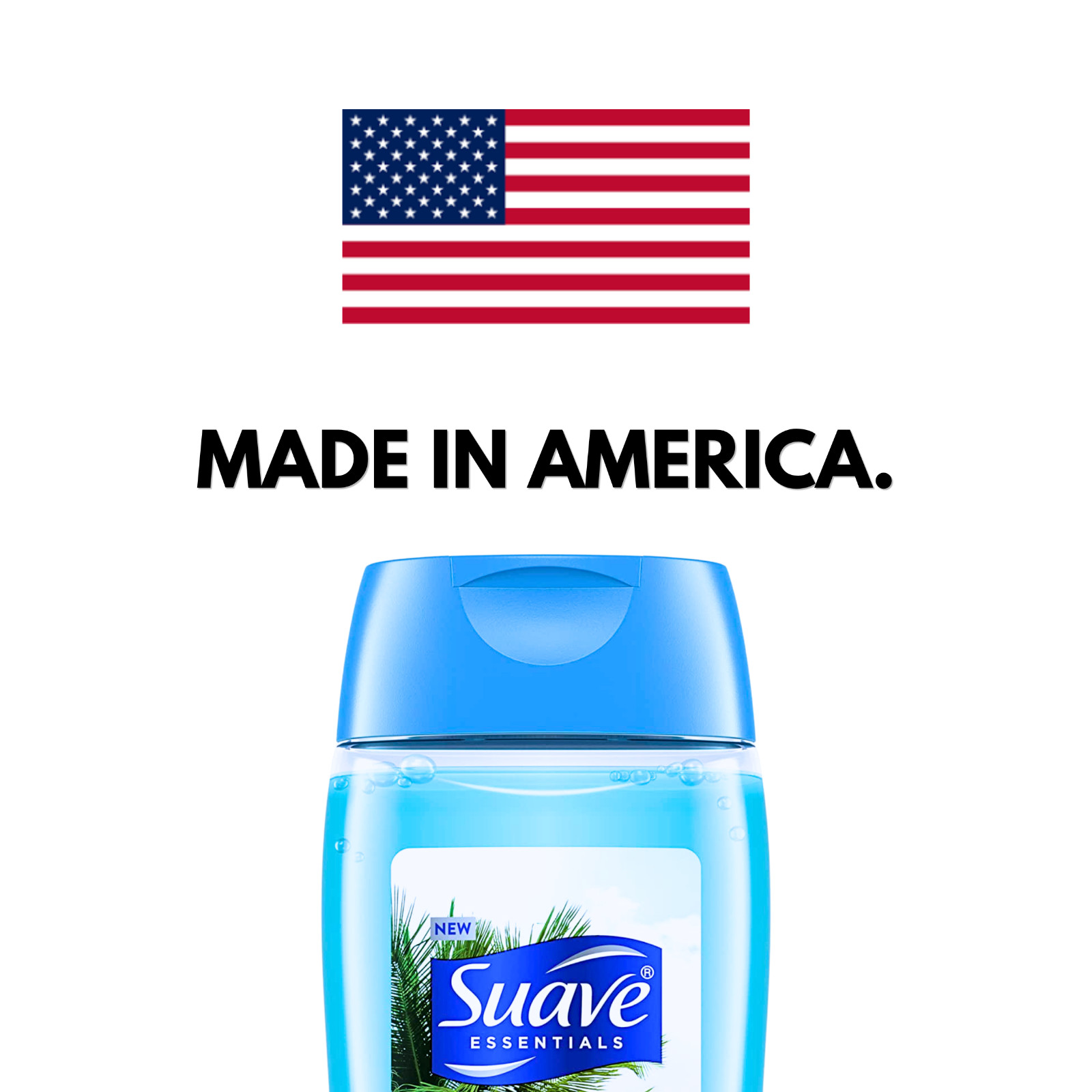 Suave Essentials Ocean Breeze Body Wash, 18oz