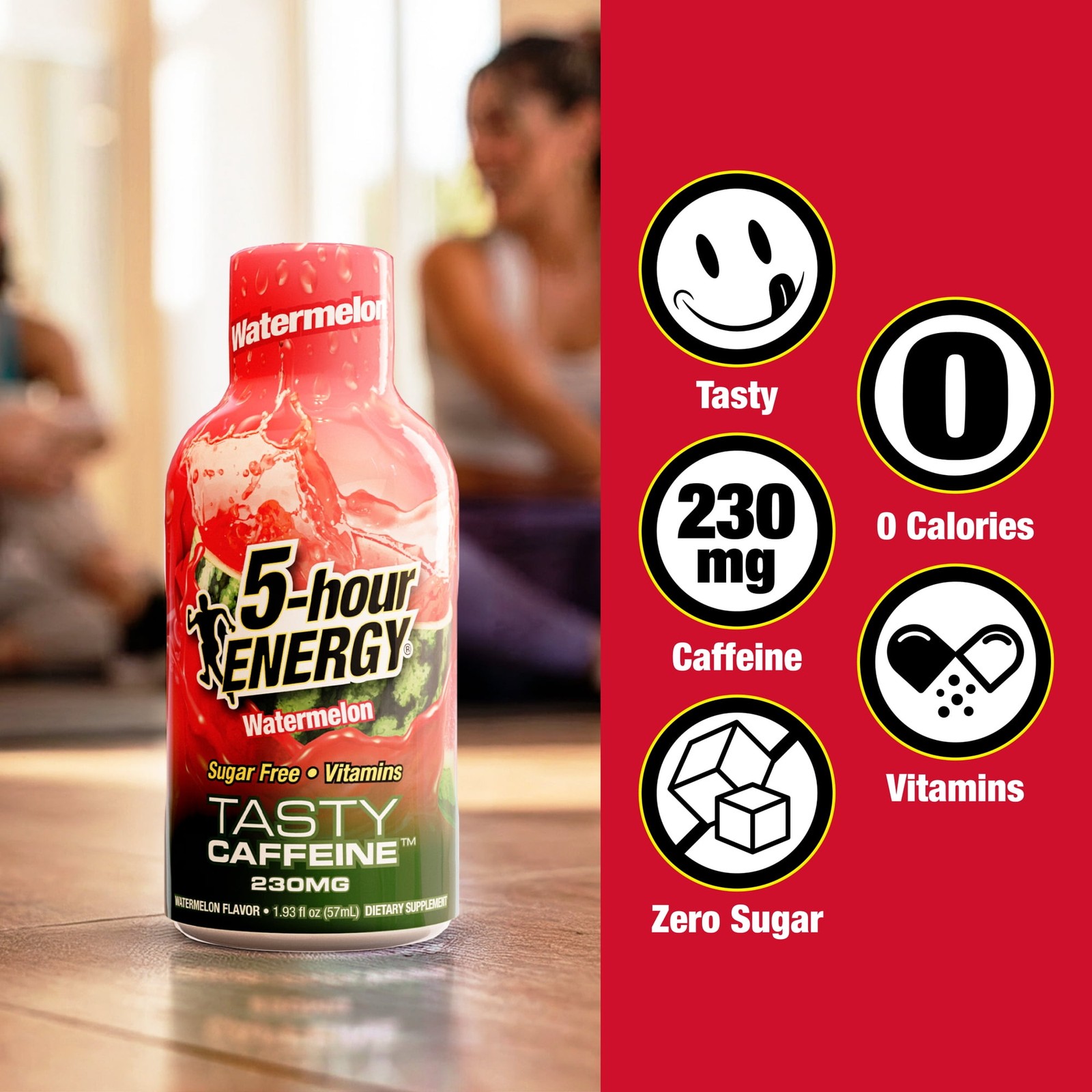 5-hour ENERGY Shot Extra Strength Watermelon Energy Drinks 1.93 fl oz 15ct