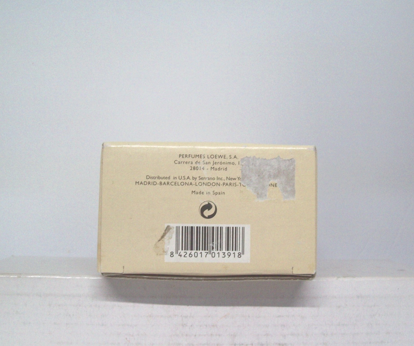 AGUA De Loewe By Loewe 5.1 FL. OZ. Eau De Toilette Spray. NTWB