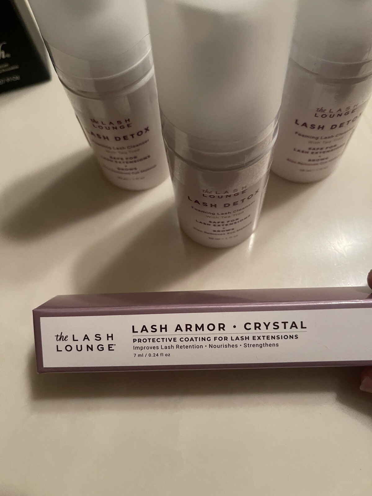 Luxury Lash Kit – LiLash serum + 3 Lash Lounge cleansers + crystal Lash armor